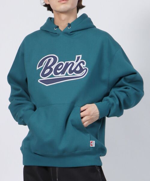 BEN DAVIS/WHITE LABEL(ベンデイビス ホワイトラベル)の「【BEN DAVIS(ベンデイビス)】LEAGUER PATCHED HOODIE / ベースボール ロゴ ワッペン パーカー(パーカー・メンズ・ブルー/エメラルド/オフホワイト/イエロー・MEDIUM/LARGE)」の22枚目の写真