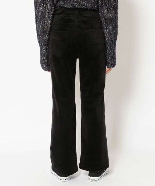 Risley（リズレー）の「Risley(リズレー) 裏起毛イージーソフトベルボトムパンツ（その他パンツ・レディース・ブラック/カーキ・38/36）」の4枚目の写真