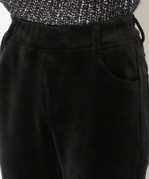 Risley（リズレー）の「Risley(リズレー) 裏起毛イージーソフトベルボトムパンツ（その他パンツ・レディース・ブラック/カーキ・38/36）」の10枚目の写真