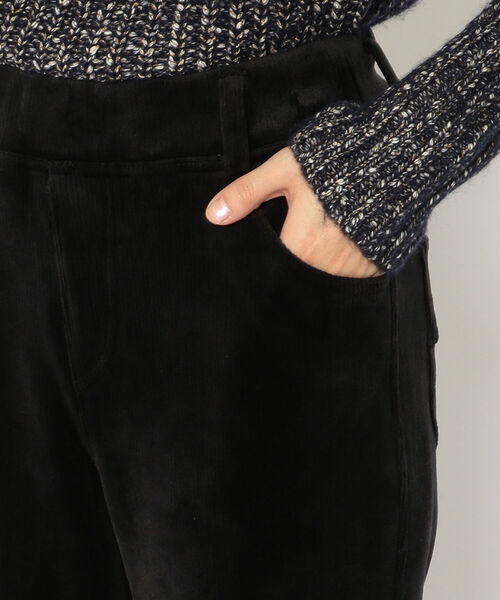 Risley（リズレー）の「Risley(リズレー) 裏起毛イージーソフトベルボトムパンツ（その他パンツ・レディース・ブラック/カーキ・38/36）」の9枚目の写真