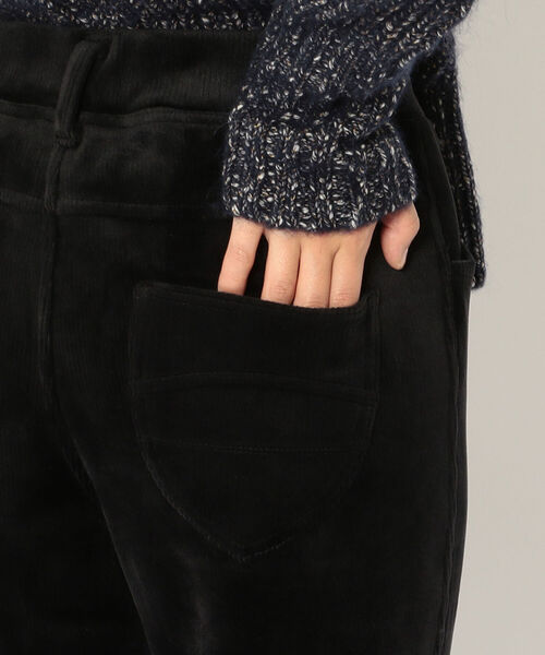 Risley（リズレー）の「Risley(リズレー) 裏起毛イージーソフトベルボトムパンツ（その他パンツ・レディース・ブラック/カーキ・38/36）」の8枚目の写真