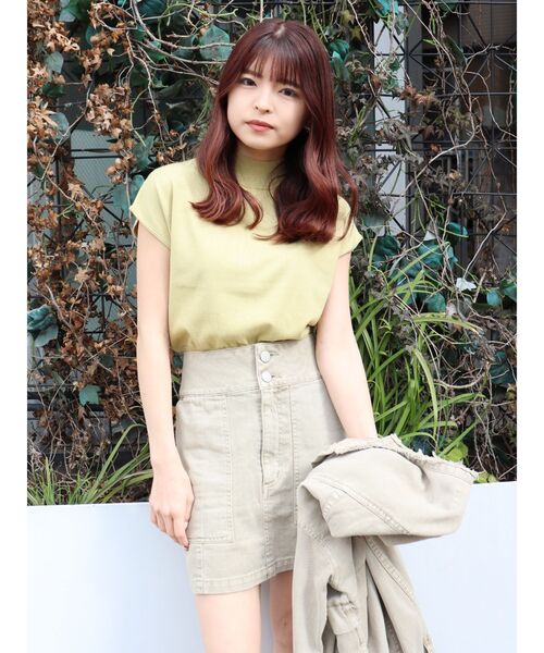 Muumuuミニ　スカート　オフホワイト Muumuuミニ スカート オフホワイト ホワイト（白）系 MiuMiu(ミュウ