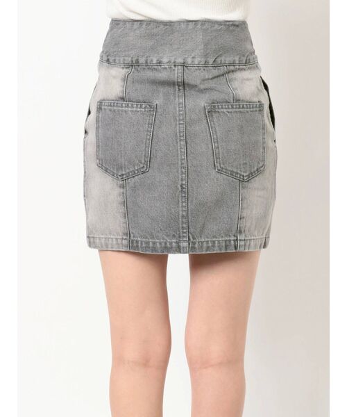 MURUA（ムルーア）の「ハイウエストタイトミニスカート【セットアップ着用可能】（スカート・レディース・ベージュ/グレー/イエロー/アイボリー・1/2）」の20枚目の写真