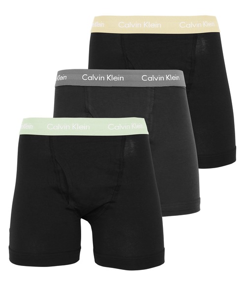 Calvin Klein(カルバン・クライン)の「【3枚セット】Calvin Klein Underwear カルバンクライン ロング ボクサーパンツ メンズ アンダーウェア 男性 下着 無地 ロゴ 3枚組(ボクサーパンツ・メンズ・ホワイト/ブルー系その他/ブラック/ブラック系その他/マルチ/ブラック系その他2/パープル/ブラック系その他3/その他/ブラック系その他4/ブルー系その他2/グレー系その他/ブラック系その他5/ブラック系その他6/その他1/その他2/その他3/ブラック系/ブラック系その他7/その他4/ブラック系1/ブルー系その他3/ブラック系2・SMALL/MEDIUM/LARGE/X-LARGE)」の10枚目の写真