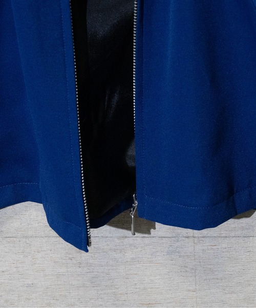 【セール】【a-r】〔Red Cap Girl/レッドキャップガール〕ナチュラルストレッチポリエステルバック刺繍 CHILL GIRL ジップジャケット（ブルゾン）｜Red Cap Girl（レッドキャプガール）