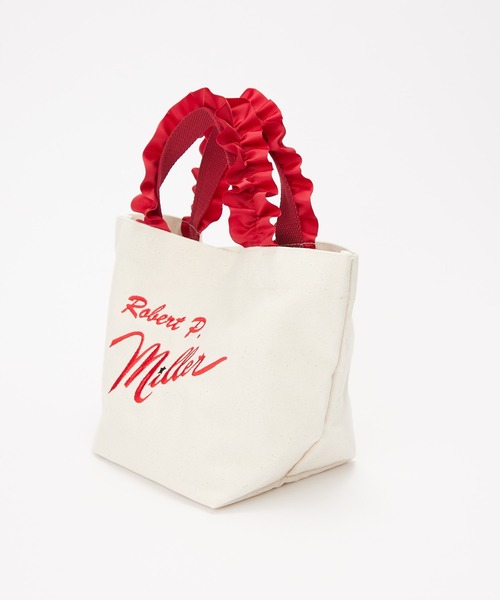 MILLER(ミラー)の「【Miller/ミラー】別注フリルトート(トートバッグ・レディース・オフホワイト/ネイビー・ONE SIZE)」の8枚目の写真