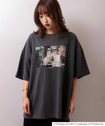 LIFE プリント半袖Tシャツ