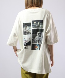 LIFE プリント半袖Tシャツ