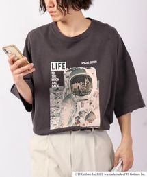 LIFE プリント半袖Tシャツ