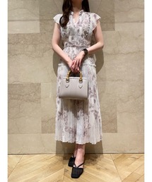 SNIDEL | プリーツプリントワンピース(ワンピース)