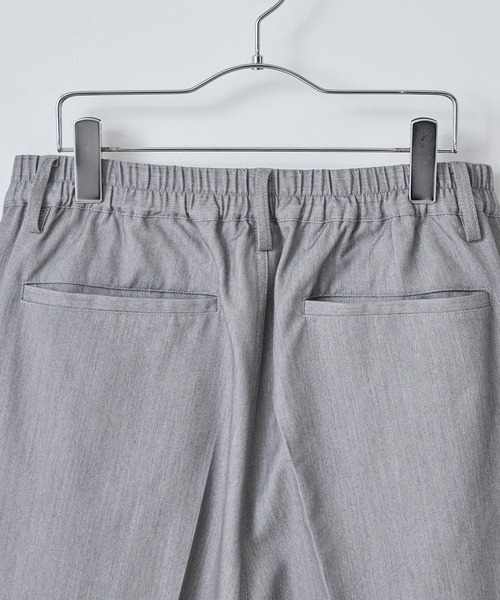 MONO-MART（モノマート）の「センタープレスセミワイドフレアパンツ/TRストレッチスーツ地シューカットフレアカラースラックスパンツ（スラックス・メンズ・ブラック/レッド/グリーン/アイボリー/ラベンダー/グリーン系その他/ロイヤルブルー/グレイッシュブルー/チャコール/ダークブラウン/ミックスグレー/マスタード/ブラウン系1・S/M/L）」の20枚目の写真