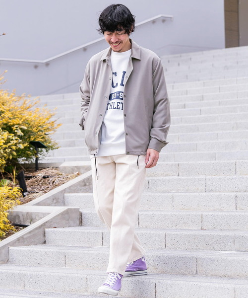 ITEMS URBANRESEARCH（アイテムズ アーバンリサーチ）の「『セットアップ対応』総裏TRコーチジャケット（ブルゾン・メンズ・ブラック/グレー/オフホワイト/ブルー/グリーン・MEDIUM/LARGE）」の17枚目の写真