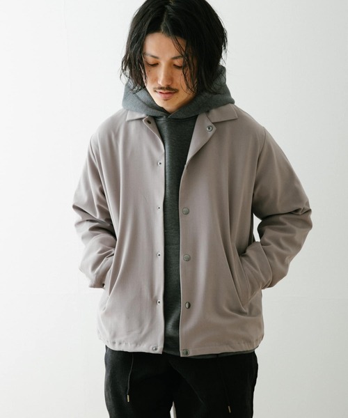 ITEMS URBANRESEARCH（アイテムズ アーバンリサーチ）の「『セットアップ対応』総裏TRコーチジャケット（ブルゾン・メンズ・ブラック/グレー/オフホワイト/ブルー/グリーン・MEDIUM/LARGE）」の21枚目の写真