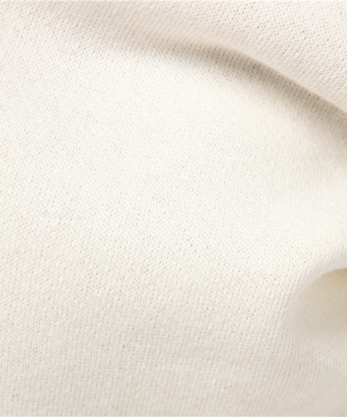 DISCOAT（ディスコート）の「【Discoat】裏毛パール付プルオーバー（Tシャツ/カットソー・レディース・ネイビー/オフホワイト/グレー・ﾌﾘ-）」の4枚目の写真