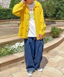 PairPair | 襟付きBIGポケットカーディガン(ユニセックス)(カーディガン/ボレロ)