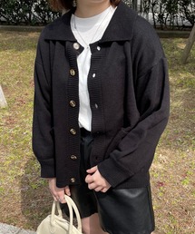 PairPair | 襟付きBIGポケットカーディガン(ユニセックス)(カーディガン/ボレロ)