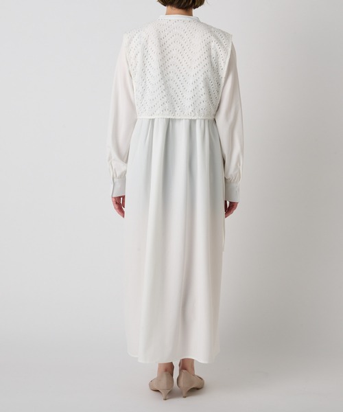 un dix cors（アンディコール）の「WEB限定　エンブロブザムシャツワンピース（シャツワンピース・レディース・ブラック/オフホワイト・FREE）」の19枚目の写真