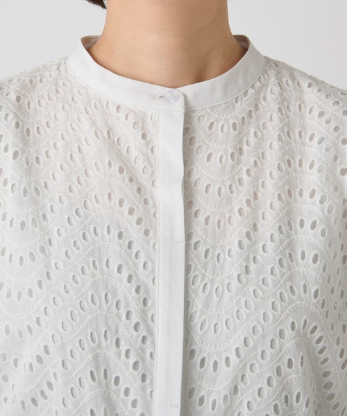 un dix cors（アンディコール）の「WEB限定　エンブロブザムシャツワンピース（シャツワンピース・レディース・ブラック/オフホワイト・FREE）」の20枚目の写真