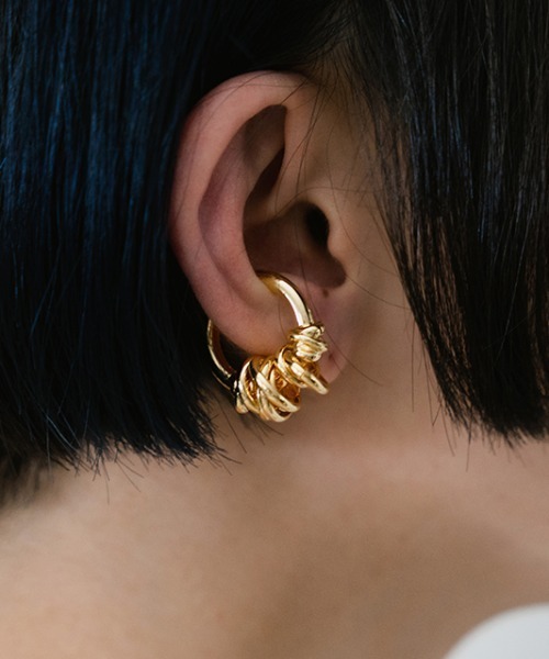 LAPUIS(ラピュイ)の「LAPUIS(ラピュイ)Coil around イヤーカフ(イヤーカフ・レディース・ゴールド/シルバー/その他/ゴールド系その他/ピンクゴールド・FREE)」の20枚目の写真