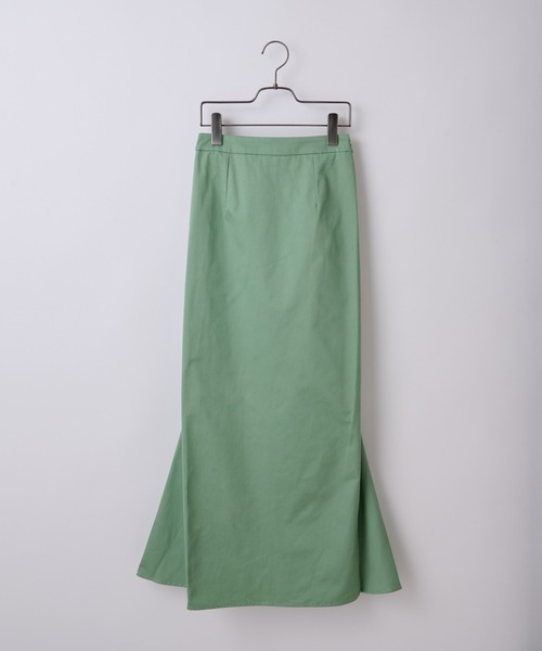 CIAOPANIC（チャオパニック）の「ツイルスリットマーメイドスカート（スカート・レディース・ブラック/ベージュ/カーキ/サーモンピンク・SMALL/MEDIUM）」の14枚目の写真