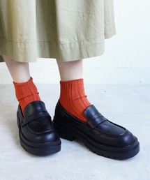 Fabby fabby | タンクソールトラックソールシンプルシューズ(ローファー)