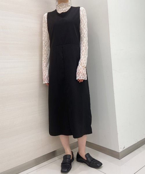 solleim（ソルレム）の「ベルトデザインジャンパースカート（ジャンパースカート・レディース・ブラック・M）」の10枚目の写真