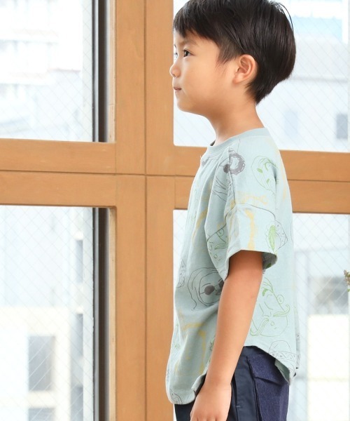 新品♡ main story 半袖Tシャツ 6y ♡ セール】民族総柄半袖Tシャツ□80～140cm（Tシャツ/カットソー