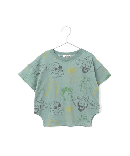 セール】民族総柄半袖Tシャツ□80～140cm（Tシャツ/カットソー