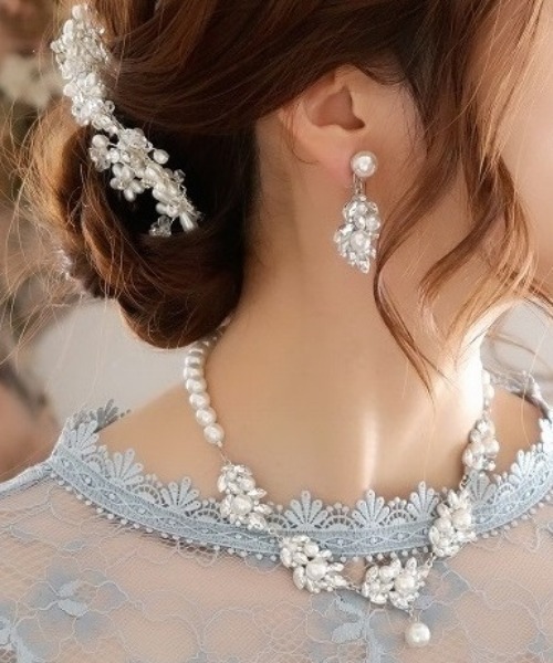 Placebo（プラシーボ）の「マニョリヤ パールイヤリング（イヤリング・レディース・シルバー・F）」の6枚目の写真