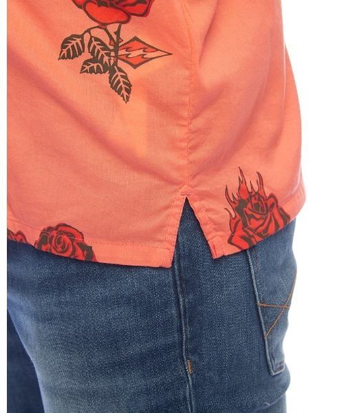 BILLABONG（ビラボン）の「BILLABONG メンズ SUNDAYS VACAY SS 半袖シャツ 【2022年春夏モデル】/ビラボン半袖シャツ（シャツ/ブラウス・メンズ・ベージュ/ネイビー/オレンジ・MEDIUM/LARGE/X-LARGE）」の18枚目の写真