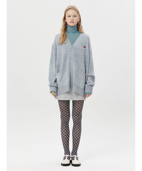 KIRSH（キルシー）の「KIRSH SMALL CHERRY H-LINE SKIRTS LS/キルシースモールチェリーハイラインスカート（スカート・レディース・ブラック/グレー・ONE SIZE）」の16枚目の写真