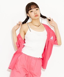 X-girl | TWILL FACE EMBROIDERY S/S SHIRT(シャツ/ブラウス)