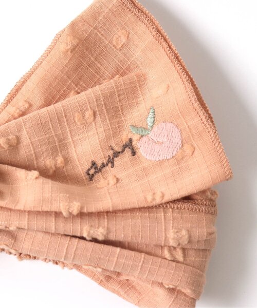 apres les cours(アプレレクール)の「fruit 刺繍ヘアバンド(その他ベビー用品・キッズ・ミント/サーモンピンク・46)」の6枚目の写真
