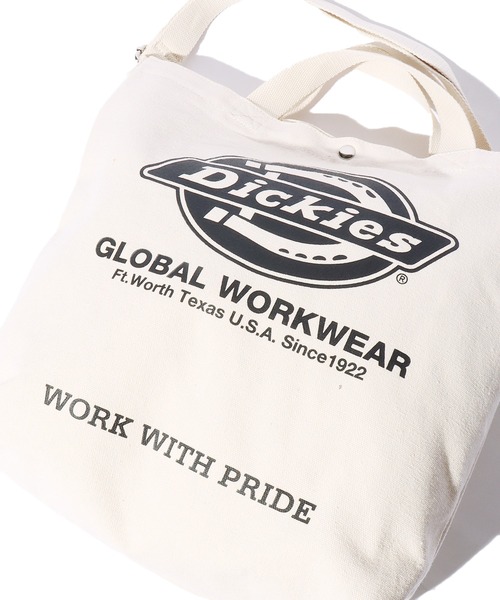 Dickies(ディッキーズ)の「Dickies/ディッキーズ DK LOGO TC CANVAS 2WAY SHOULDER BAG キャンバス ショルダーバッグ(ショルダーバッグ・メンズ・アイボリー系/アイボリー系1/アイボリー系2・FREE)」の10枚目の写真