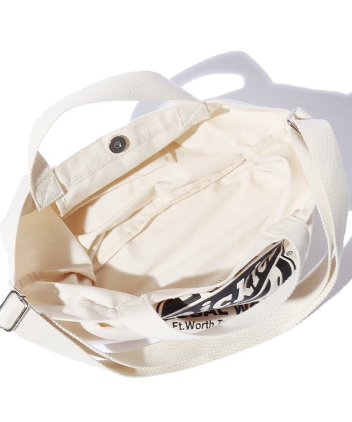 Dickies(ディッキーズ)の「Dickies/ディッキーズ DK LOGO TC CANVAS 2WAY SHOULDER BAG キャンバス ショルダーバッグ(ショルダーバッグ・メンズ・アイボリー系/アイボリー系1/アイボリー系2・FREE)」の14枚目の写真