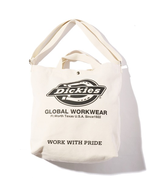 Dickies(ディッキーズ)の「Dickies/ディッキーズ DK LOGO TC CANVAS 2WAY SHOULDER BAG キャンバス ショルダーバッグ(ショルダーバッグ・メンズ・アイボリー系/アイボリー系1/アイボリー系2・FREE)」の17枚目の写真