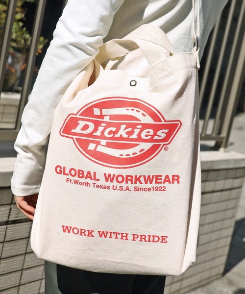 Dickies(ディッキーズ)の「Dickies/ディッキーズ DK LOGO TC CANVAS 2WAY SHOULDER BAG キャンバス ショルダーバッグ(ショルダーバッグ・メンズ・アイボリー系/アイボリー系1/アイボリー系2・FREE)」の22枚目の写真