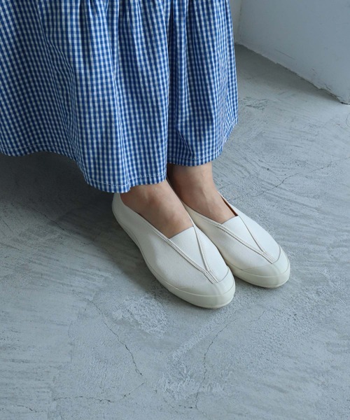 note et silence (ノートエシロンス)の「▲moon star LITE BALLET(スリッポン・レディース・ブラック/キナリ・24.0cm/22.0cm/23.0cm)」の13枚目の写真