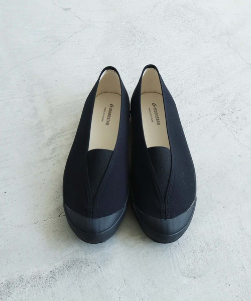 note et silence (ノートエシロンス)の「▲moon star LITE BALLET(スリッポン・レディース・ブラック/キナリ・24.0cm/22.0cm/23.0cm)」の7枚目の写真