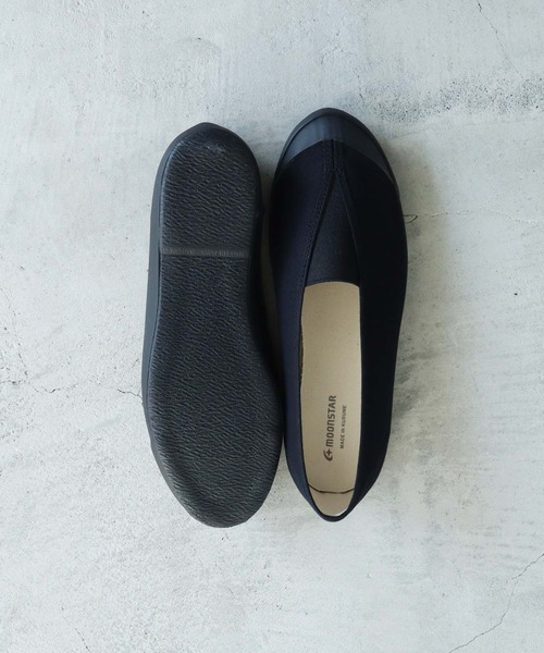 note et silence (ノートエシロンス)の「▲moon star LITE BALLET(スリッポン・レディース・ブラック/キナリ・24.0cm/22.0cm/23.0cm)」の8枚目の写真