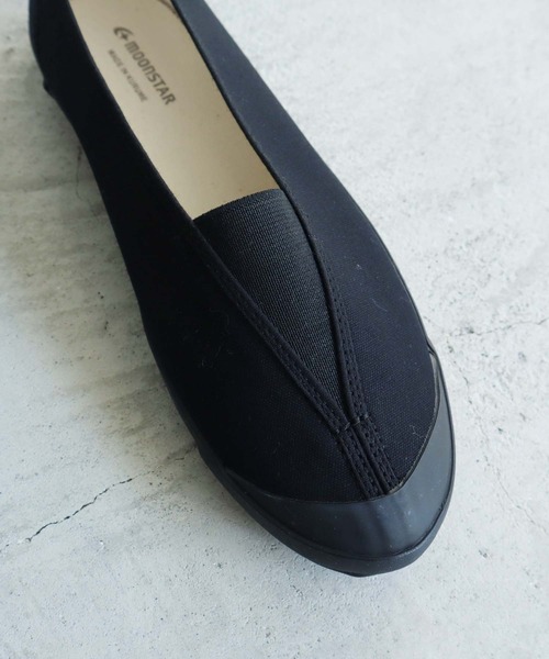 note et silence (ノートエシロンス)の「▲moon star LITE BALLET(スリッポン・レディース・ブラック/キナリ・24.0cm/22.0cm/23.0cm)」の10枚目の写真