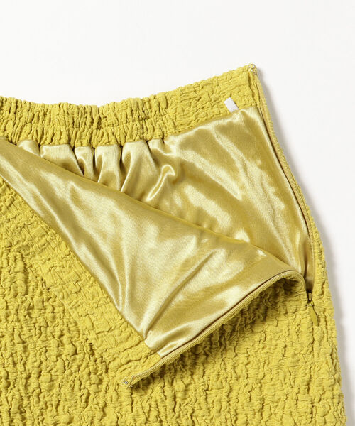 BeAMS DOT(ビームスドット)の「【WEB限定】BeAMS DOT / シャーリング ミニスカート(スカート・レディース・イエロー/ブルー・FREE)」の12枚目の写真