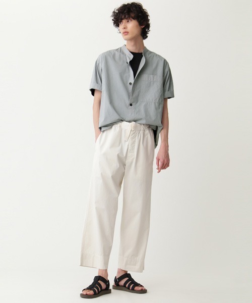 MHL.(エムエイチエル)の「COTTON RAMIE POPLIN(シャツ/ブラウス・メンズ・ホワイト/グレー/チャコール・SMALL/MEDIUM/LARGE/X-LARGE)」の12枚目の写真