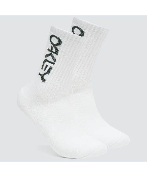 OAKLEY（オークリー）の「新作 オークリー B1B SOCKS 2.0 (3 PCS) ソックス/靴下 /３足セット/OAKLEY（ソックス/靴下・メンズ・グリーン系カモフラージュ/ブラック系その他/ホワイト系/グレー/パープル/イエロー/ブラック/グリーン/ネイビー/ホワイト×グリーン・M/L）」の2枚目の写真