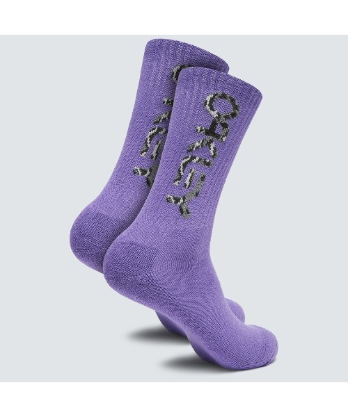 OAKLEY（オークリー）の「新作 オークリー B1B SOCKS 2.0 (3 PCS) ソックス/靴下 /３足セット/OAKLEY（ソックス/靴下・メンズ・グリーン系カモフラージュ/ブラック系その他/ホワイト系/グレー/パープル/イエロー/ブラック/グリーン/ネイビー/ホワイト×グリーン・M/L）」の8枚目の写真