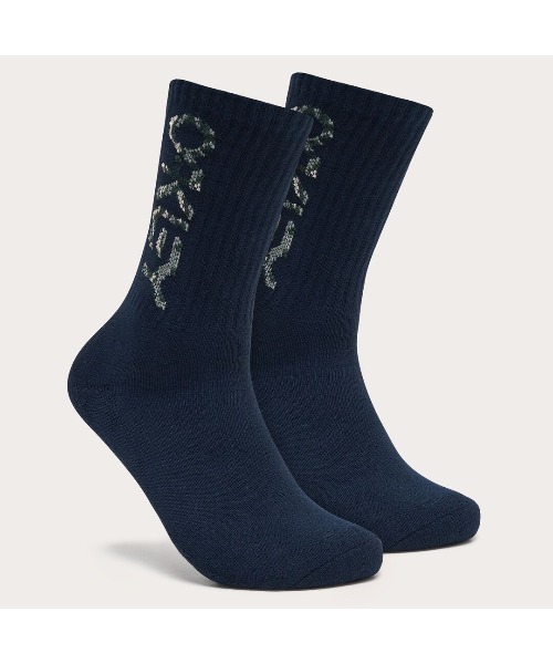 OAKLEY（オークリー）の「新作 オークリー B1B SOCKS 2.0 (3 PCS) ソックス/靴下 /３足セット/OAKLEY（ソックス/靴下・メンズ・グリーン系カモフラージュ/ブラック系その他/ホワイト系/グレー/パープル/イエロー/ブラック/グリーン/ネイビー/ホワイト×グリーン・M/L）」の7枚目の写真