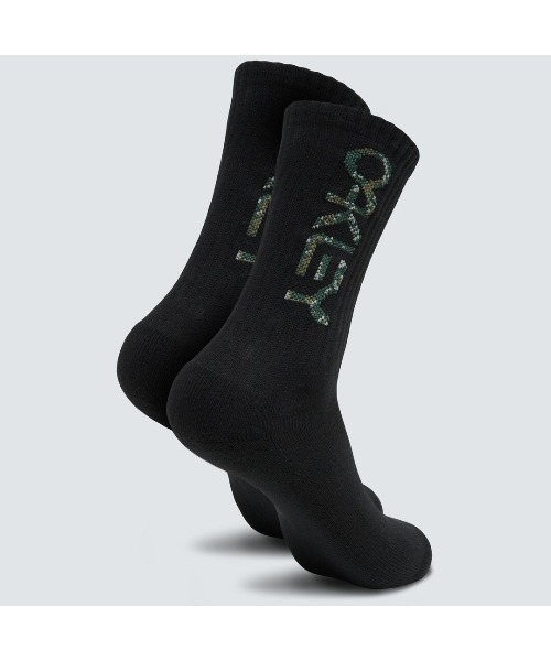 OAKLEY（オークリー）の「新作 オークリー B1B SOCKS 2.0 (3 PCS) ソックス/靴下 /３足セット/OAKLEY（ソックス/靴下・メンズ・グリーン系カモフラージュ/ブラック系その他/ホワイト系/グレー/パープル/イエロー/ブラック/グリーン/ネイビー/ホワイト×グリーン・M/L）」の13枚目の写真