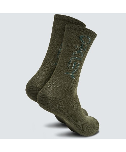 OAKLEY（オークリー）の「新作 オークリー B1B SOCKS 2.0 (3 PCS) ソックス/靴下 /３足セット/OAKLEY（ソックス/靴下・メンズ・グリーン系カモフラージュ/ブラック系その他/ホワイト系/グレー/パープル/イエロー/ブラック/グリーン/ネイビー/ホワイト×グリーン・M/L）」の19枚目の写真