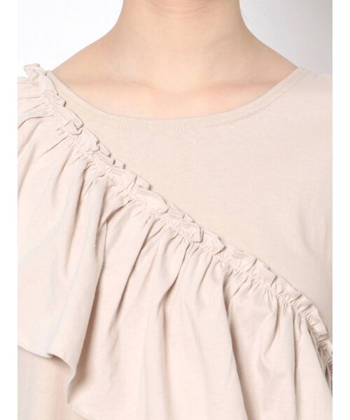 merry jenny（メリージェニー）の「アシメフリルカットロングワンピース（ワンピース・レディース・オフホワイト/ブラック/ベージュ・FREE）」の18枚目の写真