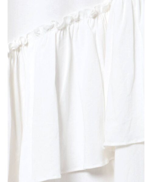 merry jenny（メリージェニー）の「アシメフリルカットロングワンピース（ワンピース・レディース・オフホワイト/ブラック/ベージュ・FREE）」の7枚目の写真